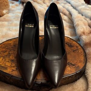 Stuart Weitzman Dark Brown Heels 6M